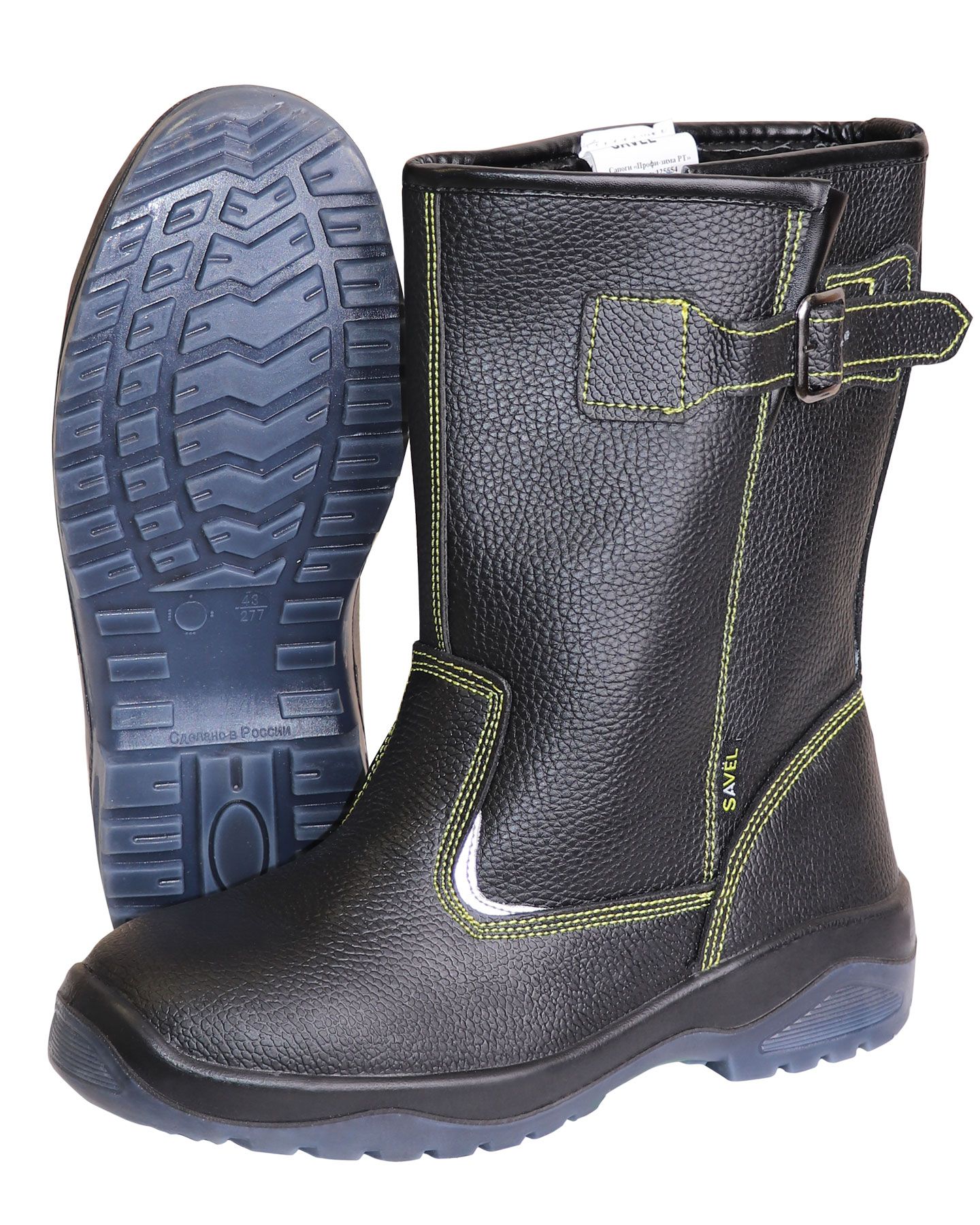 Сапоги с металлическим подноском